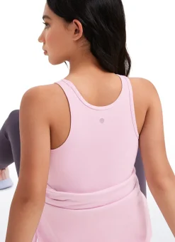 Butterluxe Girls Double Lined Scoop Neck Tank Tops