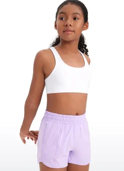 Butterluxe Girls Scoop Neck Racerback Sports Bra