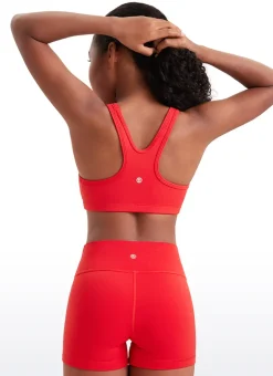 Butterluxe Girls Scoop Neck Racerback Sports Bra