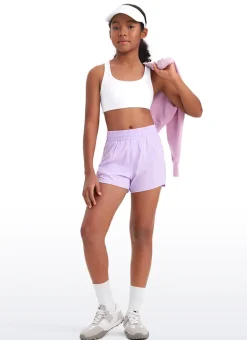 Butterluxe Girls Scoop Neck Racerback Sports Bra