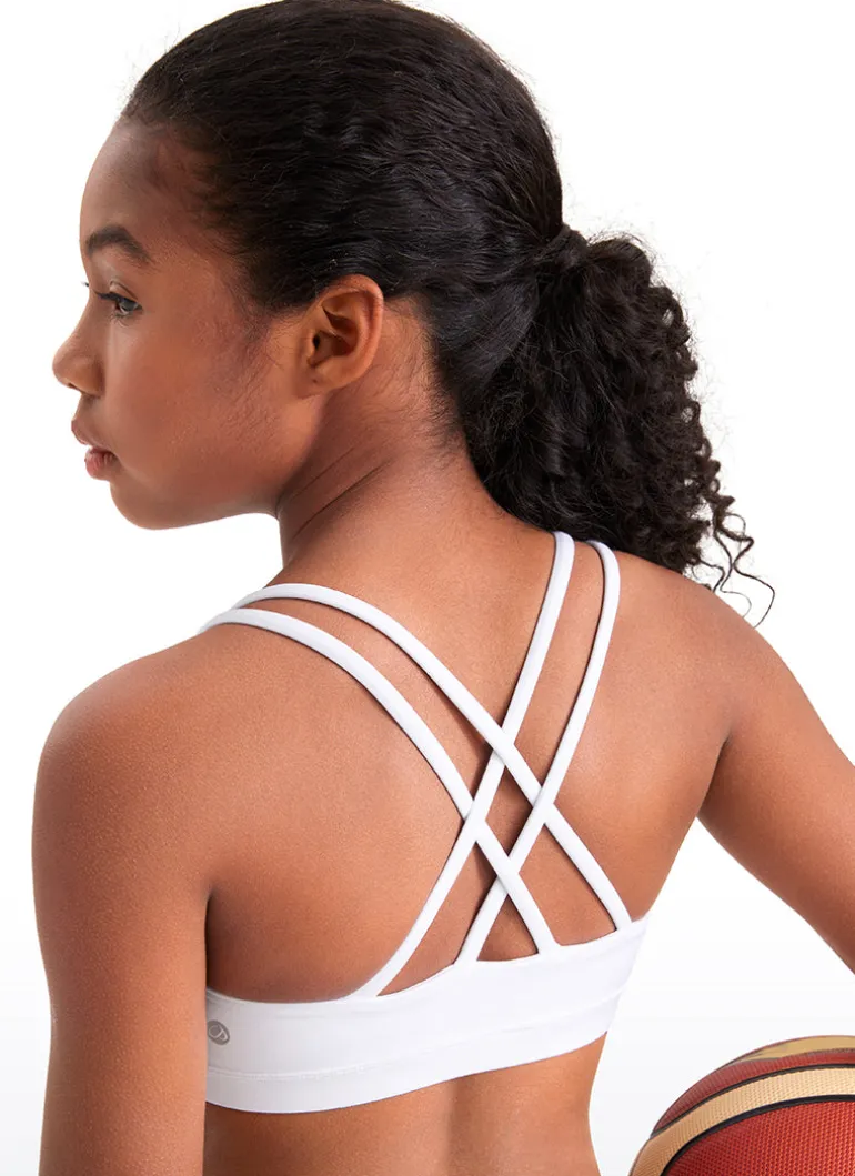 Butterluxe Girls Softness Mold Bras Criss Cross