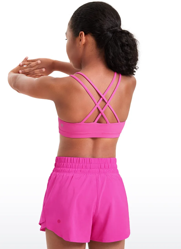Butterluxe Girls Softness Mold Bras Criss Cross
