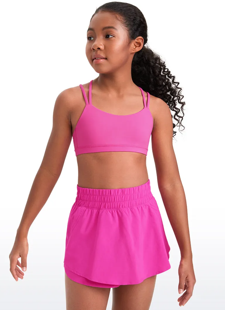 Butterluxe Girls Softness Mold Bras Criss Cross