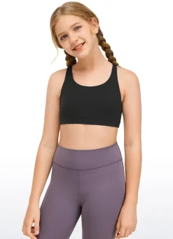 Butterluxe Girls Sport Bra Strappy Back
