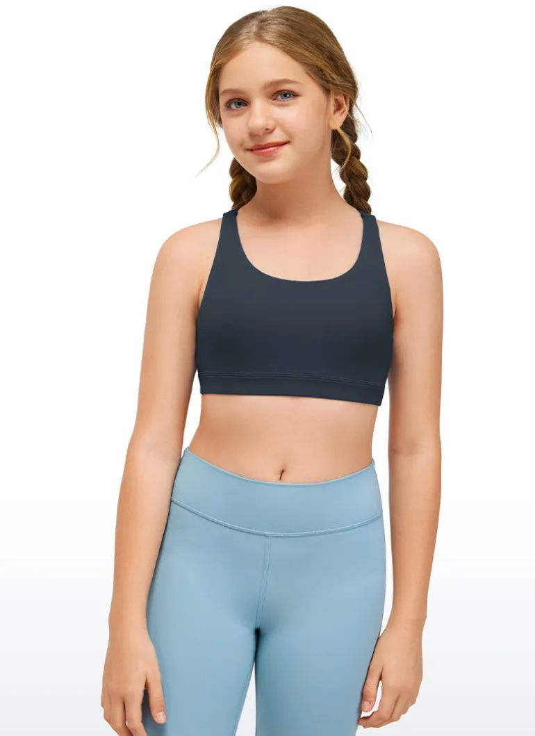 Butterluxe Girls Sport Bra Strappy Back