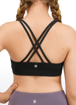 Butterluxe Girls Sport Bra Strappy Back