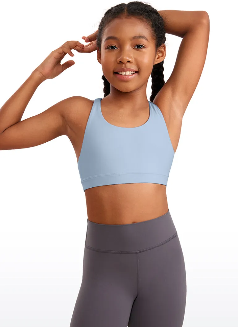 Butterluxe Girls Sport Bra Strappy Back
