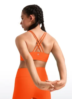 Butterluxe Girls Sport Bra Strappy Back
