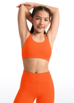 Butterluxe Girls Sport Bra Strappy Back