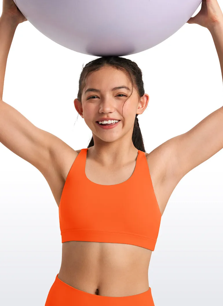 Butterluxe Girls Sport Bra Strappy Back
