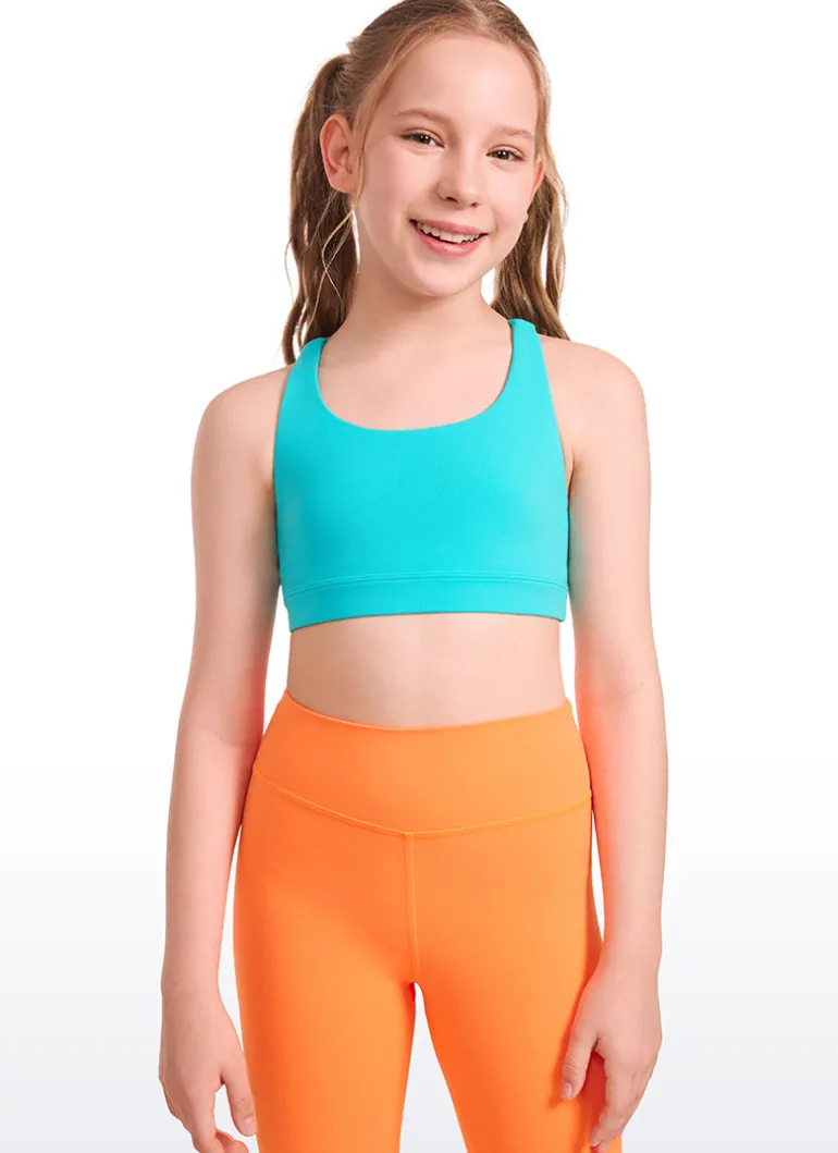 Butterluxe Girls Sport Bra Strappy Back