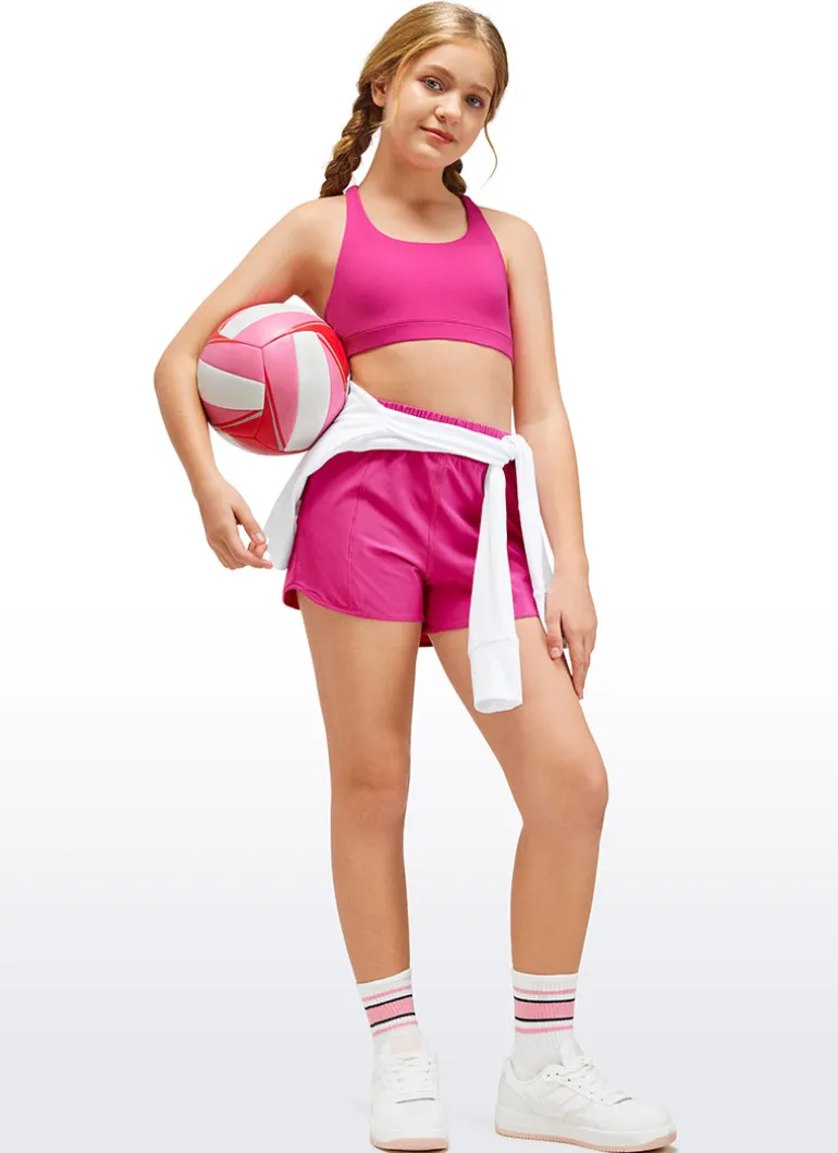 Butterluxe Girls Sport Bra Strappy Back