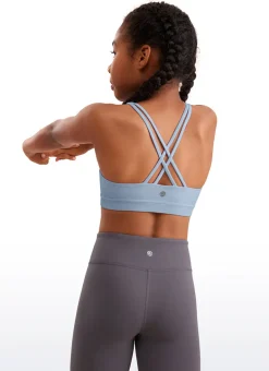Butterluxe Girls Sport Bra Strappy Back