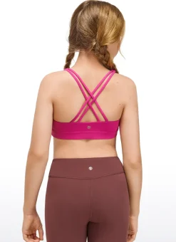 Butterluxe Girls Sport Bra Strappy Back