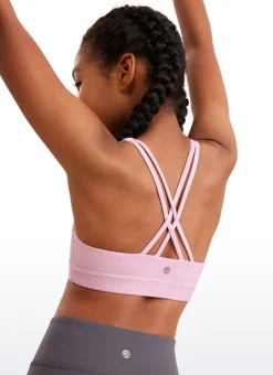 Butterluxe Girls Sport Bra Strappy Back