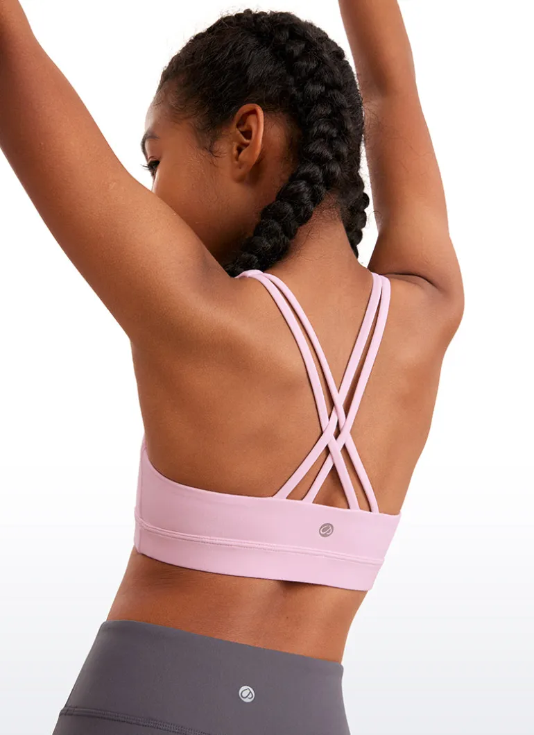 Butterluxe Girls Sport Bra Strappy Back