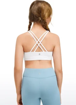 Butterluxe Girls Sport Bra Strappy Back