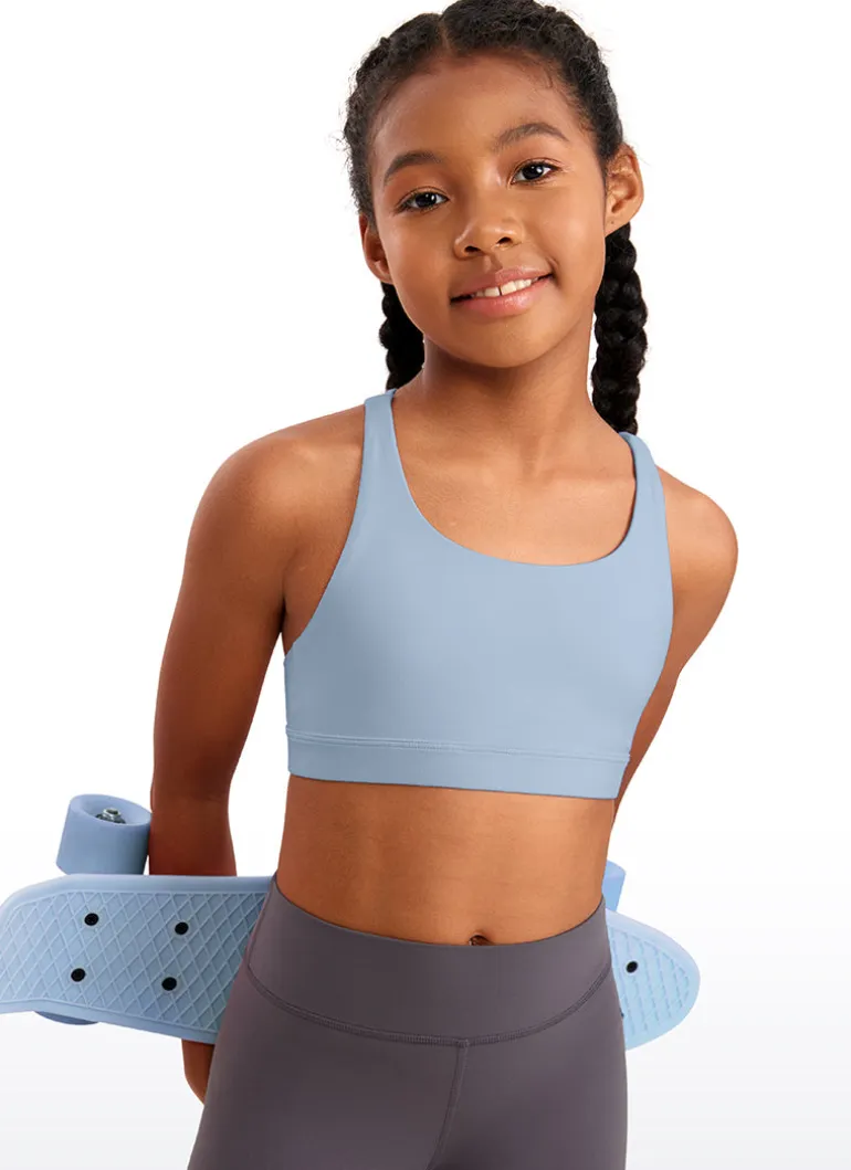 Butterluxe Girls Sport Bra Strappy Back