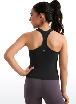 Butterluxe Girls Waist-Length Crewneck Tank Racerback