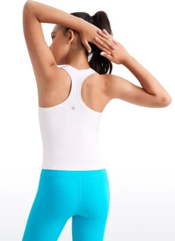 Butterluxe Girls Waist-Length Crewneck Tank Racerback