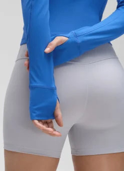 Butterluxe Half Zip Cropped Long Sleeve