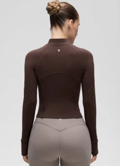 Butterluxe Half Zip Cropped Long Sleeve