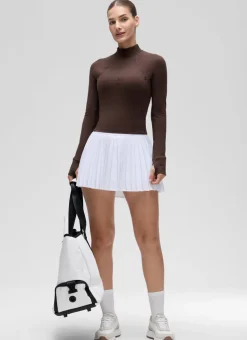 Butterluxe Half Zip Cropped Long Sleeve