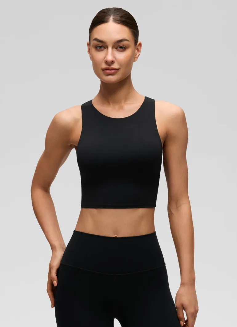Butterluxe High Neck Built in Bra Tank