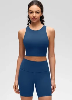 Butterluxe High Neck Built in Bra Tank