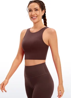 Butterluxe High Neck Built in Bra Tank