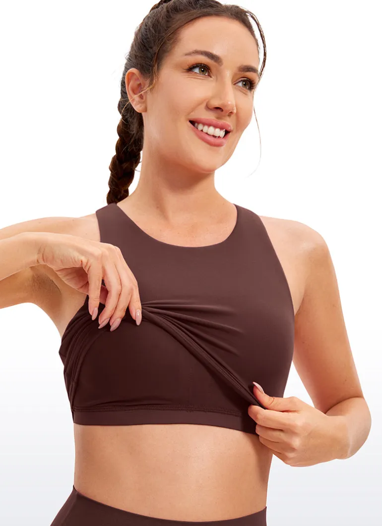 Butterluxe High Neck Built in Bra Tank
