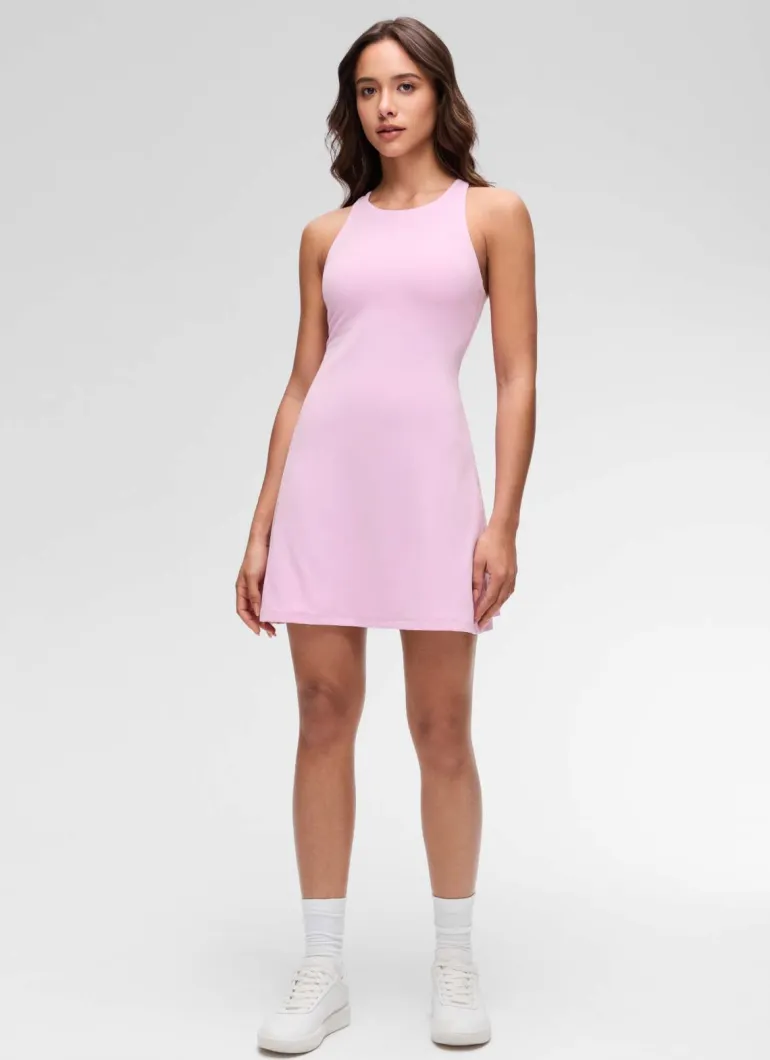 Butterluxe High Neck Racerback Mini Dress