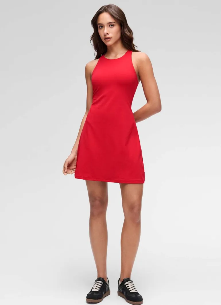 Butterluxe High Neck Racerback Mini Dress