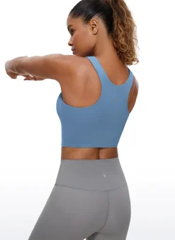 Butterluxe High Neck Racerback Tank