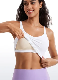 Butterluxe-Light V Neck Longline Sports Bra