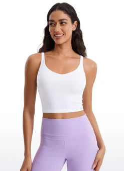 Butterluxe-Light V Neck Longline Sports Bra