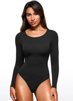 Butterluxe Long Sleeve Crew Neck Bodysuits