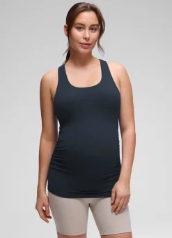 Butterluxe Maternity Built in Bra Ruched Tank