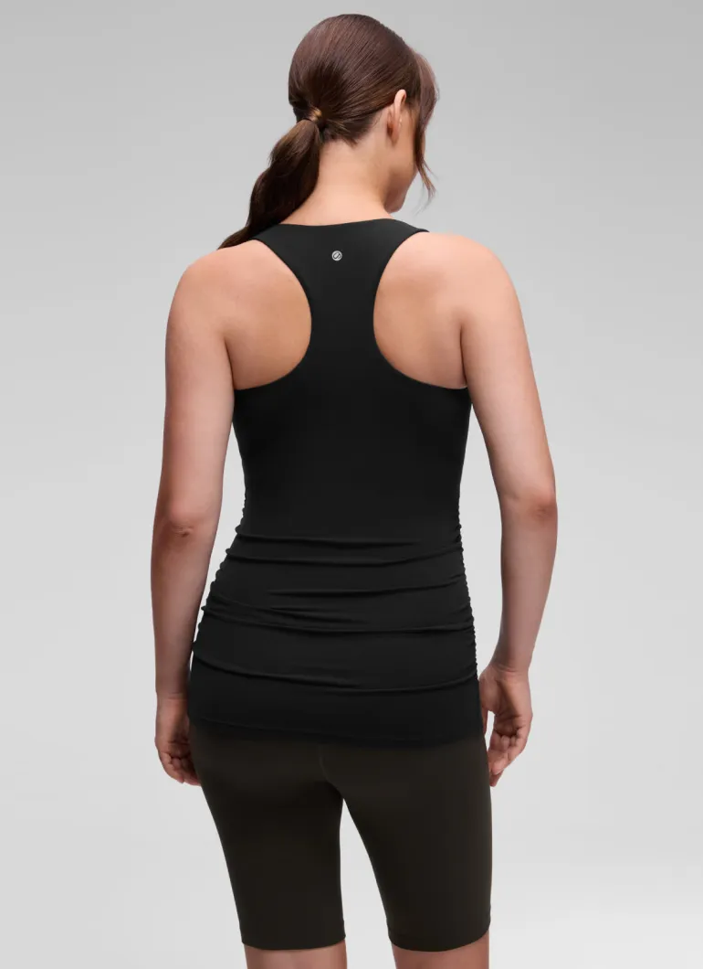 Butterluxe Maternity Built in Bra Ruched Tank