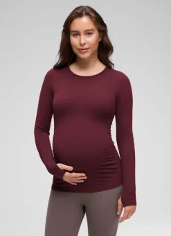 Butterluxe Maternity Crewneck Long Sleeve