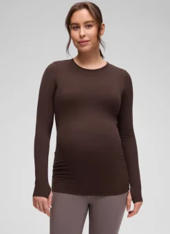 Butterluxe Maternity Crewneck Long Sleeve