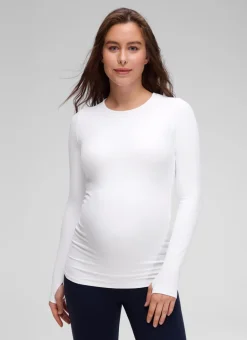 Butterluxe Maternity Crewneck Long Sleeve