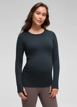 Butterluxe Maternity Crewneck Long Sleeve