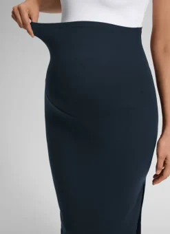 Butterluxe Maternity Midi Slit Skirt