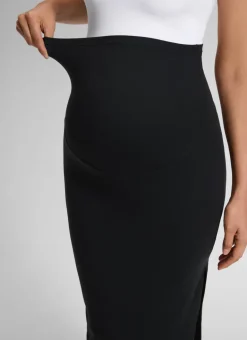 Butterluxe Maternity Midi Slit Skirt