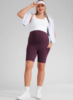 Butterluxe Maternity Pocket Shorts 8''