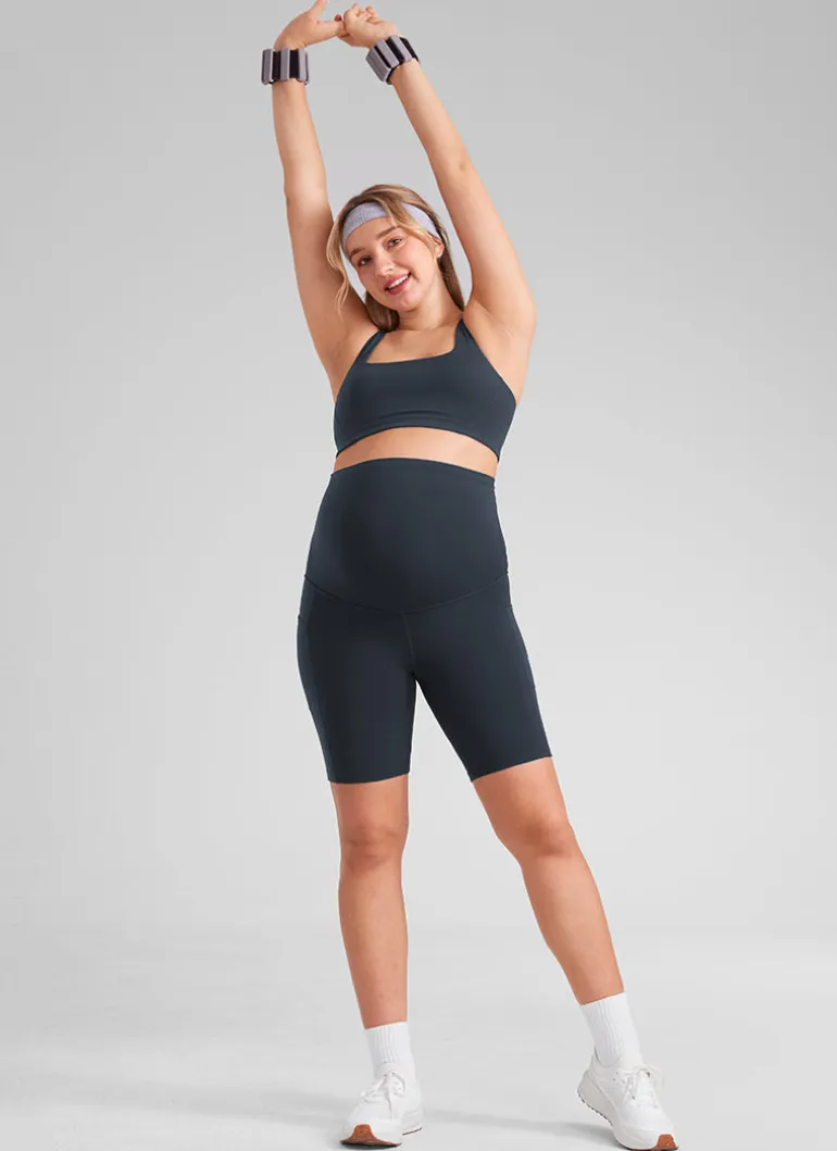 Butterluxe Maternity Pocket Shorts 8''