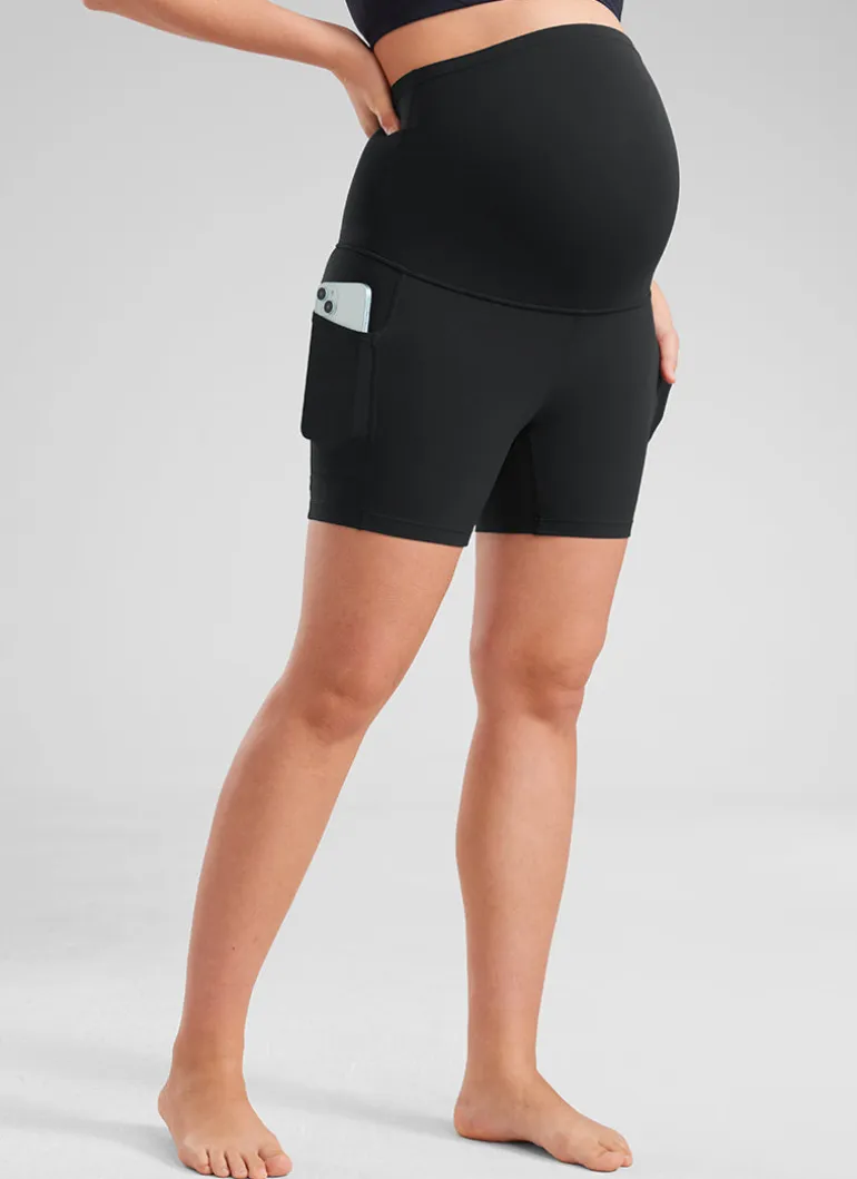 Butterluxe Maternity Pocket Shorts 5''