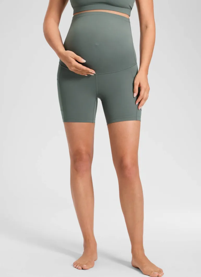 Butterluxe Maternity Pocket Shorts 5''