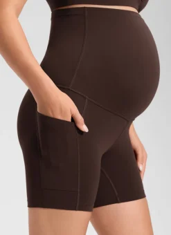 Butterluxe Maternity Pocket Shorts 5''
